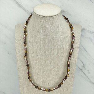 Ladder Beaded Abalone Shell Toggle Wrap Bracelet